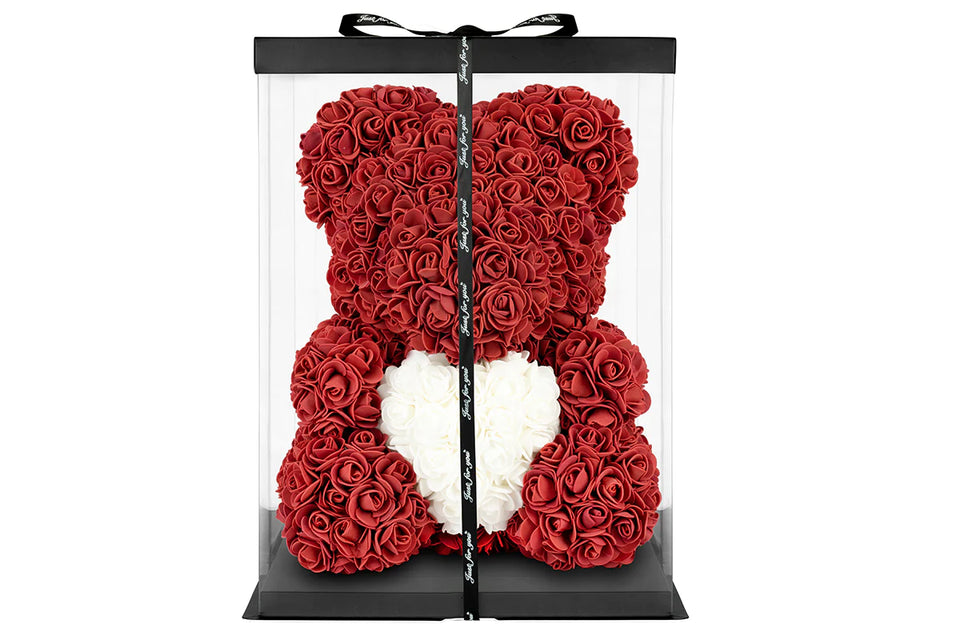 Bordeaux Rood Rosebear 40CM