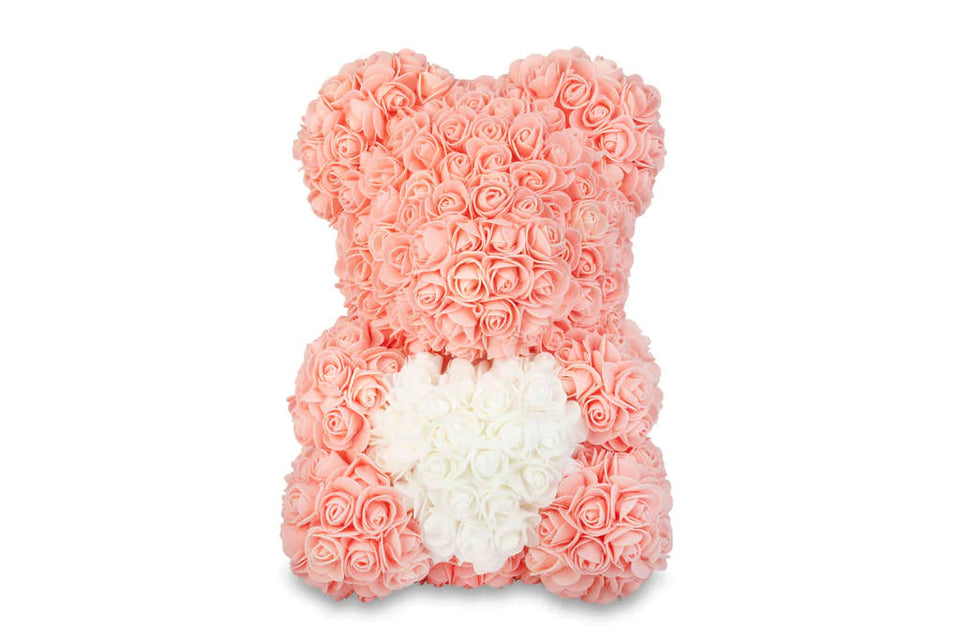 Peach deluxe Rosebear 40CM