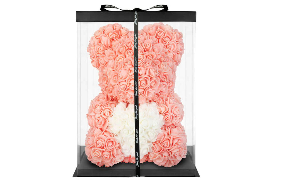 Peach deluxe Rosebear 40CM