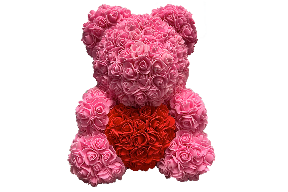 Vintagepink deluxe Rosebear 40CM